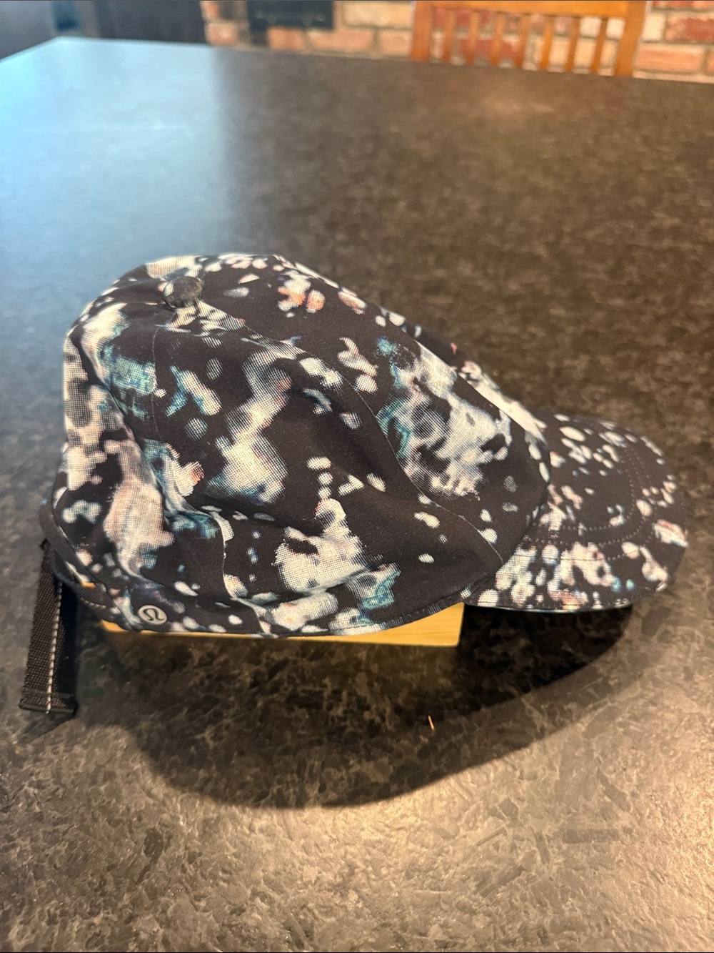 lululemon athletica Black Multicolor Splatter Running Cap